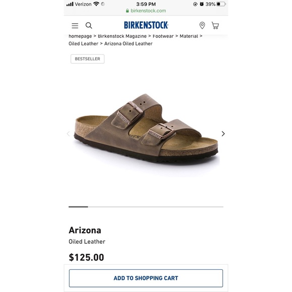 Birkenstock Sandals Brown Oiled Tobacco Finish - Picture 7 of 7